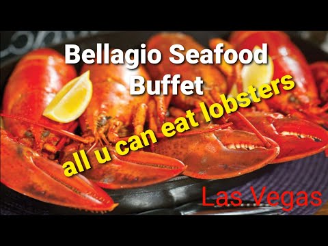 Bellagio Hotel Las Vegas | Seafood Buffet All You Can Eat Lobsters Sunday | បង្កងហូបតាមចិត្តម៉ាឣស់ដៃ