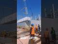 🏗️ Heavy Lifting Operation in Action | Industrial Construction & Rigging Process #shorts