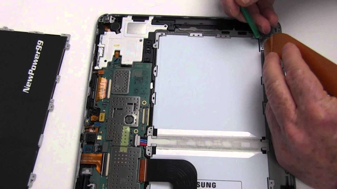 Note Pro Parts How to Replace Your Samsung GALAXY Note PRO 12.2 SM-P901 Battery - YouTube