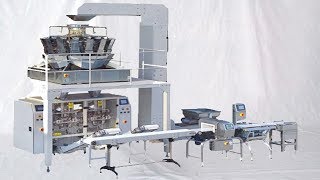 Vffs 100G -1000G Automatic Sugar Salt Packing Mc Multihead Scale Weigher Machine Demballage De Sel