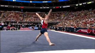 Joseph Hagerty - Floor Exercise - 2008 Olympic Trials - Day 2 - Men