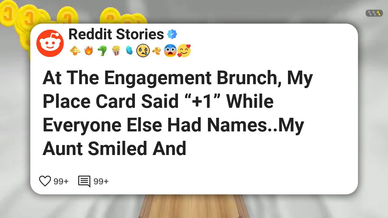 На помолвочном бранче на моей карточке было написано «+1», в то время как у всех остальных были и...