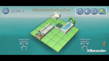 Flow Water Fountain 3D Puzzle -logic brain puzzle game Levels 4, 5 Easy gameplay #walkthrough #games