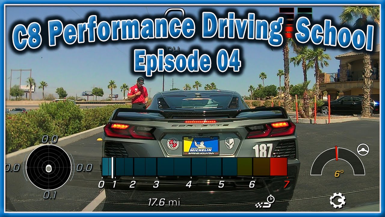 C8 Corvette Performance Driving School - Episode 04 - Track Session - Ron Fellows - Spring Mountain