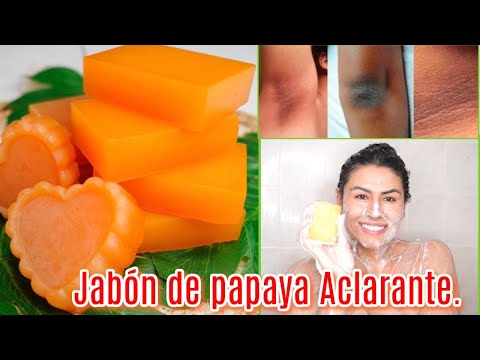 Vídeo: Jabón De Papaya: Beneficios Y Usos Como Limpiador Y Para Aclarar La Piel