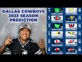 2023-2024 Dallas Cowboys Schedule Release | Season Prediction #DallasCowboys #NFL
