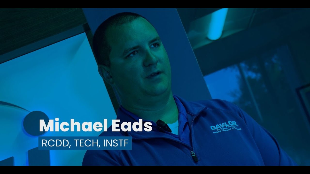 Interview with BICSI student Michael Eads, RCDD, TECH, INSTF - YouTube
