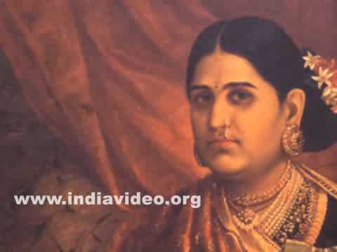 maharani lakshmi bayi by raja ravi varma youtube
