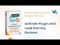 Plugin Activation + Dummy Setup in WordPress | Smart Showcase for Google Review Demo