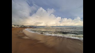 Bikini Beach Sunset & Thunderstorm - Manantiales - Punta Del Este, Uruguay 4K Hdr