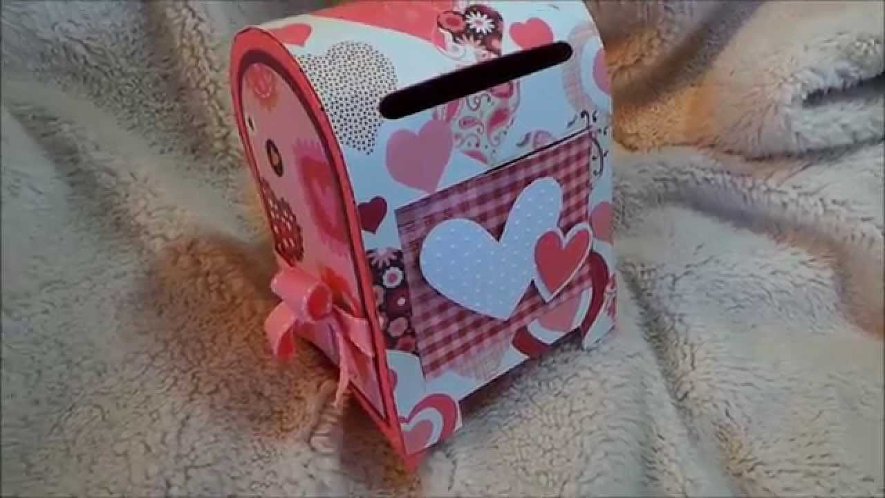 Top Slot Mailbox Treat Box from SVGCuts YouTube