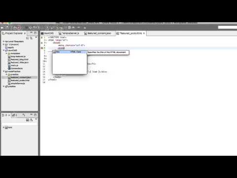 NodeJS | Web Application with JQuery & JSON 13 | Part-23