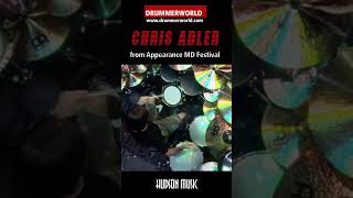 Chris Adler: SHORT from Appearance MD Festival - #chrisadler  #drummerworld  #hudsonmusicofficial