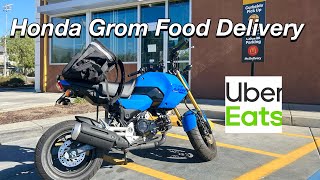 Honda Grom Food Delivery (1st Time Doing Uber Eats In My Honda Grom) Wealth