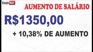 COMO CALCULAR AUMENTO DE SALARIO E QUALQUER OUTRO AUMENTO aumentosalarial porcen