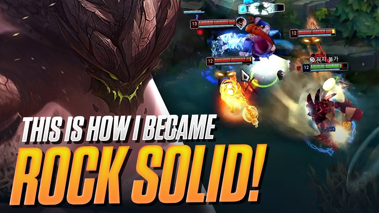 I was Rock Solid for 1 game | Dzukill - YouTube