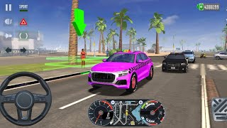 Taxi SIM 2020 | Red Audi Q8 SUV Driving Los Angeles Car Simulator Android Gameplay