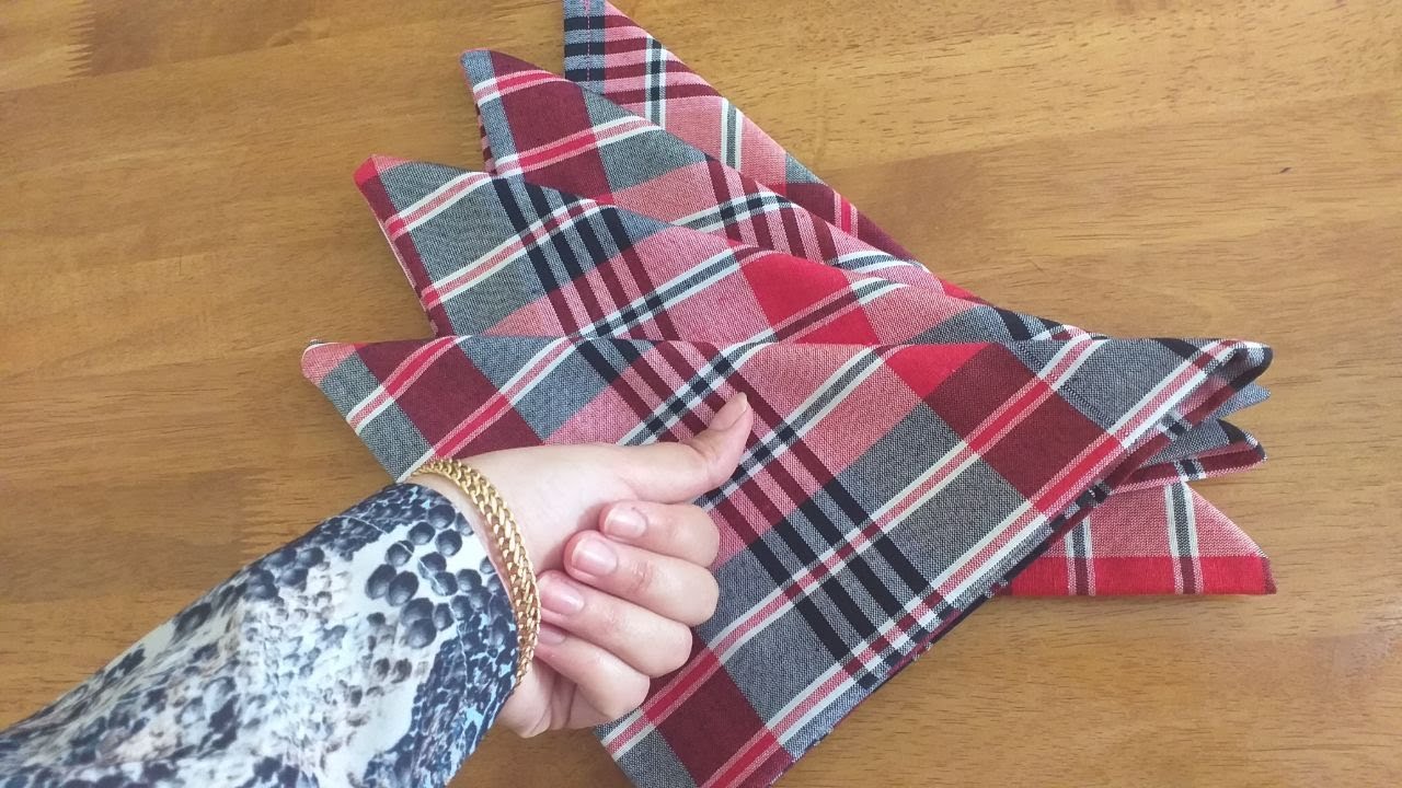 مشروع مصغر 💶 السر لخياطة مناديل المطبخ بطريقة احترافية مع سعر البيع