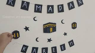 💫Ramadan Home Decoration 2026 #Ramadan wall hanging #diy #youtube video #viral 
