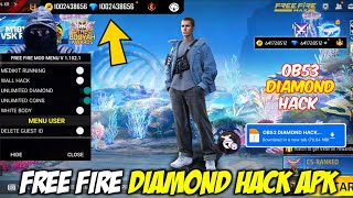 FREE FIRE DIAMOND HACK ||  UNLIMITED DIAMOND SCRIPT MOD APK 2026 || FREE FIRE NEW MOD MENU OB53