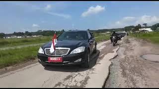 MOBIL PAK JOKOWI NYANGKUT DILAMPUNG #jokowi #presidenjokowi #ringtone #viral #viralvideo