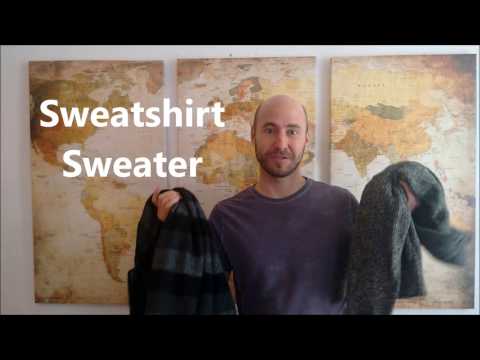 Difference Between SWEATER and SWEATSHIRT Explained