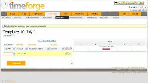 TimeForge University: Templates 101, Daily Templates