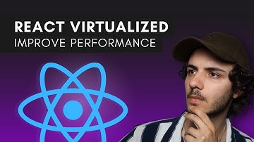 How To Improve React List Performance - React Virtualized Tutorial