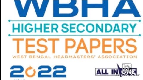 WBHA TEST PAPER SOLUTION//MODEL QUESTION PAPER-02//PART 02//WBCHSE// MATHEMATICS SOLUTION//CLASS 12