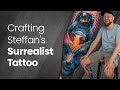 Crafting steffans color surrealism tattoo  aliens tattoo mumbai