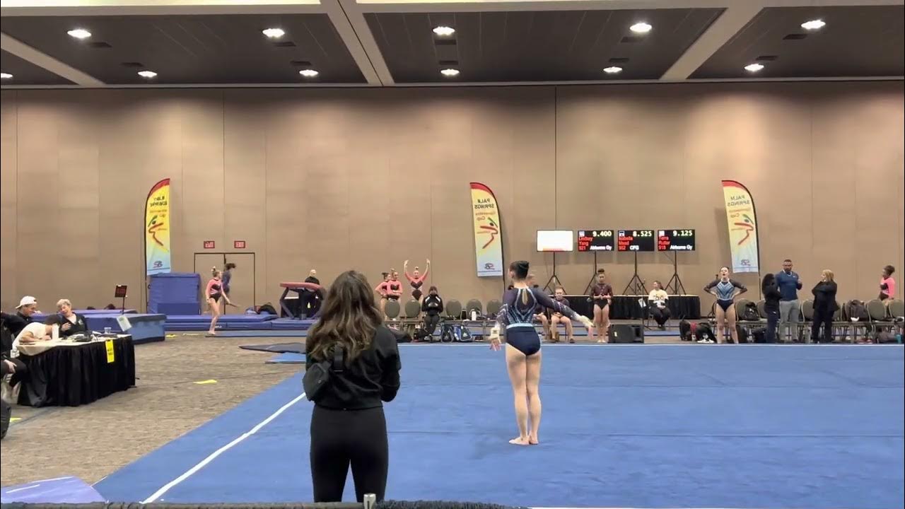 Level 10 Floor Routine at Palm Springs Gymnastics Cup YouTube