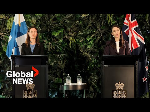 Ardern, marin shoots down reporter's question on why they're meeting: "we are prime ministers"