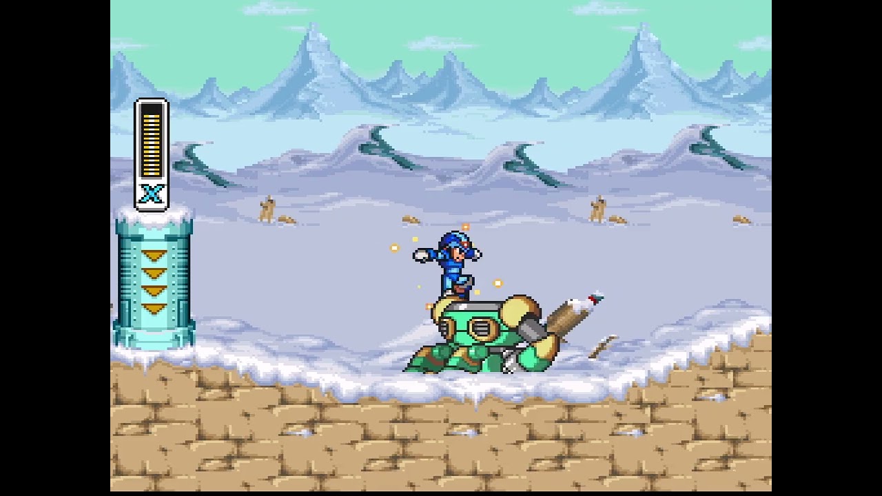 Mega Man X de super nintendo pelo emulador zsnes