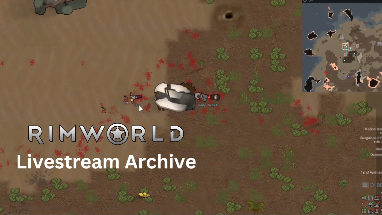 Rimworld w/ Jet Sun part 65: Livestream Archive