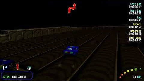 Re-Volt Custom Track SNES Ghost Valley 2 by Ciccio & The B!, Time Trial Lap