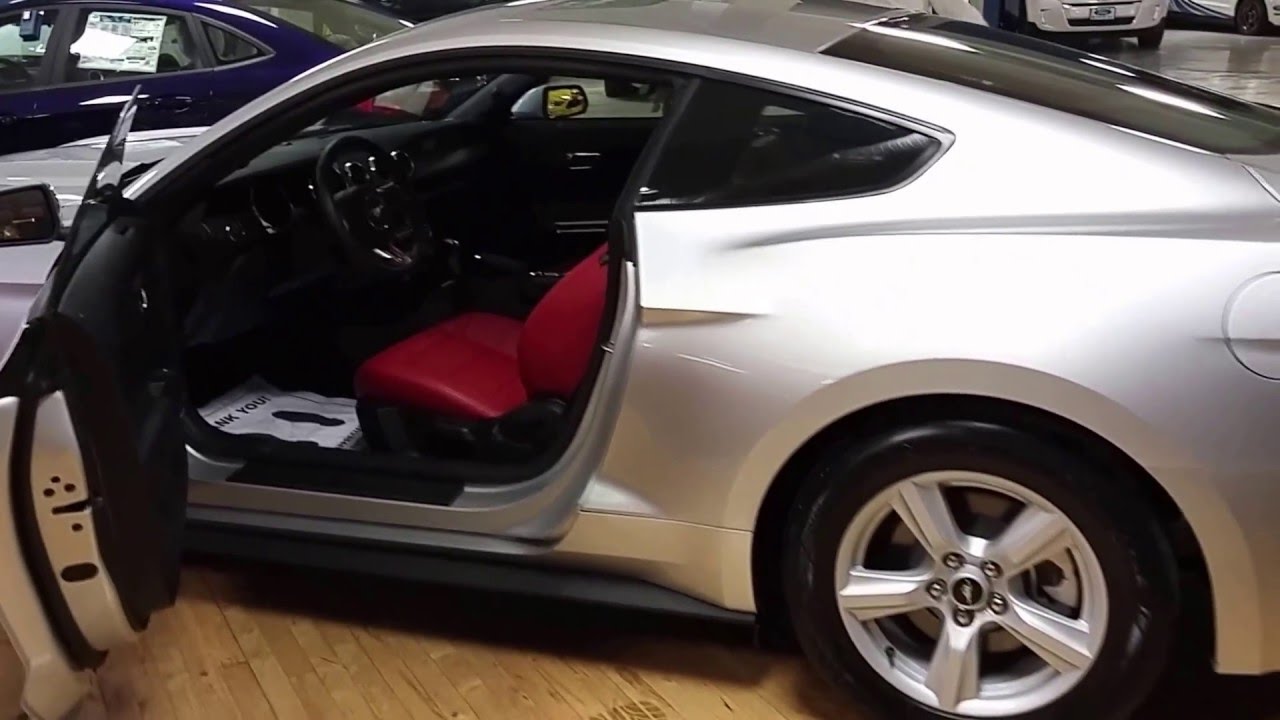 Mustang Silver Red Interior V6 Video Youtube