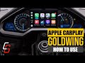 How to setup and use apple carplay on the 2018 honda goldwing  cruisemansgaragecom