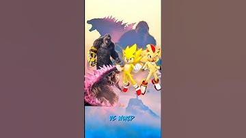 Godzilla x Kong vs Sonic Hedgehog 3 All Characters