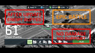 War Drone EPIC Battle Level 61 🔥 Steel Shadow | NO DAMAGE / NO SUPPORT 🏆