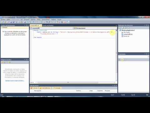 Crear Modulo de Conexión - Visual Basic .NET - Instituto ISIV - YouTube