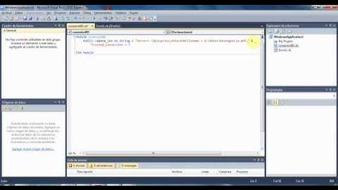 Crear Modulo de Conexión - Visual Basic .NET - Instituto ISIV
