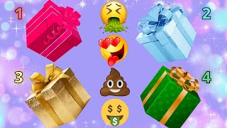 Escolha seu presente 🎁 Cuidado para não escolher a caixa errada 🎁 Choose Your Gift