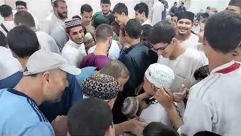 الحمد لله الذي بنعمته تتم الصالحات .... لحظات ختم القرآن الكريم # معاذ وآدم بوزورين و إلياس العايب