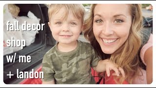 shop with me | fall house decor | hobby lobby, michael's, + joann's