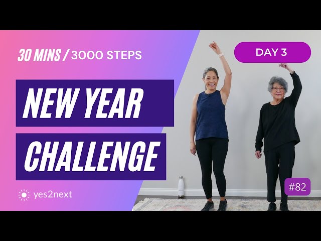 Day 3 New Year Challenge: 30 minute Walk and Dance Workout