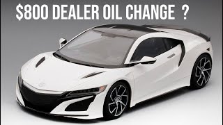 NSX Oil Change + Filter - 2nd Generation NC1
