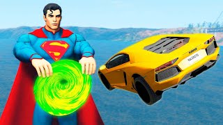 Secret Portal To Your Home Car Vs Portal Trap To Another Universe From Superman Beamng Drive