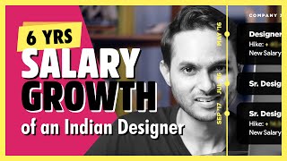 Salary growth of Indian Product UX/UI Designer | How much do I earn