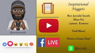 Inspirational Nugget 3/9/26 Ezekiel 39:27-29  Reunited Rev. Jerrold Smith