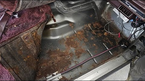 Fixing My Rusty Floor Pans With JB Weld